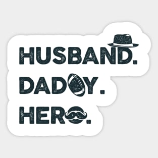 Husband Daddy Hero Gift - Father's Day Sticker